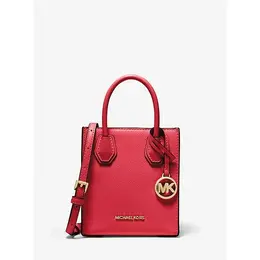 Сумка кросс-боди Michael Kors Сумка кросс-боди Michael Kors Mercer Small, фактура зернистая, матовая, ярко-красный 4594305966
