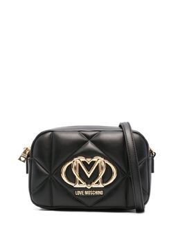 Love Moschino logo-plaque cross body bag 27398480