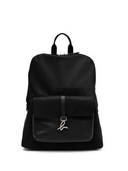 Agnès b. logo plaque backpack 26497473
