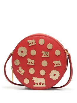 Bally embellished leather shoulder bag 23839586