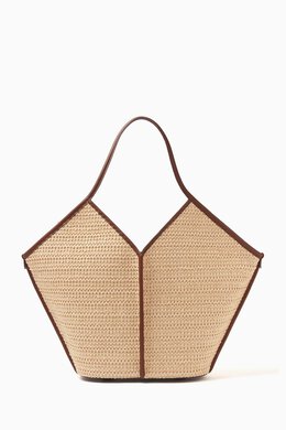 Hereu Medium Calella Tote Bag in Raffia 216986314_7762