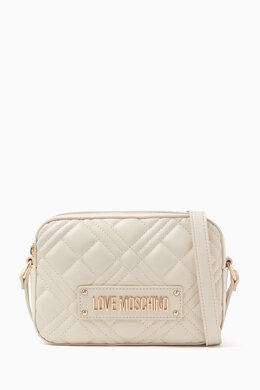 Love Moschino Small Camera Bag in Quilted Faux Leather 217423428_189