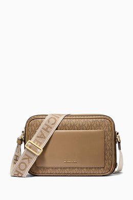 Michael Kors Large Maeve Logo Crossbody Bag in Coated-canvas 217929869_15