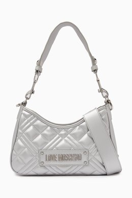 Love Moschino Quilted Shoulder Bag in Faux Leather 217949932_247