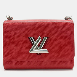Louis Vuitton Red Leather Epi Twist MM Bag 1080091