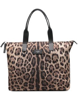 Dolce & Gabbana leopard-print tote bag 27550651