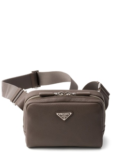 Сумка из кожи Brique Saffiano Prada, серый 2vh184vooo2bbe | серый