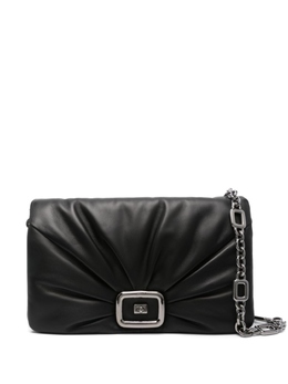 Сумка на плечо со складками Roger Vivier, черный rbwaogj0300ydr | черный