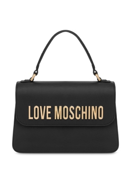 Сумка женская Love Moschino с ручкой и большим логотипом бренда, черный jc4032pp1mkd0 | черный