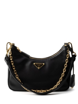 Мини-сумка Re-Edition Prada, черный 1bc204vqom2c6a | черный