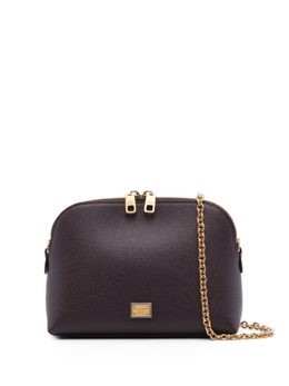 Кожаная мини-сумка Dolce & Gabbana, фиолетовый bi3353a5070 | фиолетовый