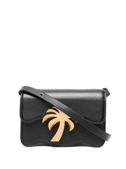 Мини-сумка через плечо Palm Beach Palm Angels, черный pwnq011f22lea0011076 | черный