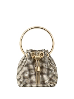 Микро-сумка-ведро Bon Bon Jimmy Choo, золотой microbonbonbxw | золотистый