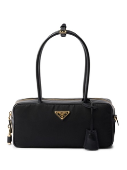 Маленькая сумка-тоут Prada из нейлона и кожи, черный 1bb133vodo2c8q | черный