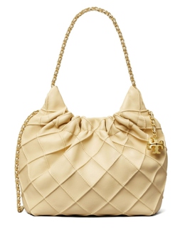 Сумка Fleming Mini Hobo Tory Burch, нейтральный цвет 162451 | нейтральные цвета