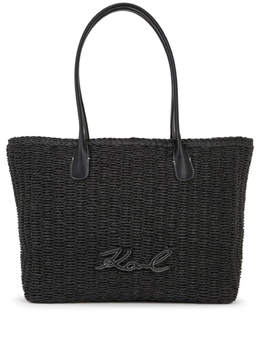 Пляжная сумка-тоут Signature Karl Lagerfeld, черный a1w46074999 | черный