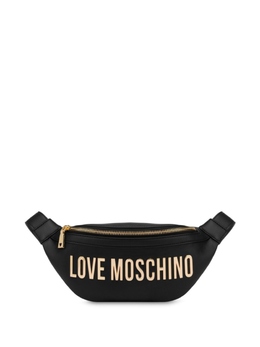 Поясная сумка с логотипом Love Moschino, черный jc4195pp1mkd0 | черный