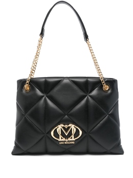 Сумка через плечо с логотипом Love Moschino, черный jc4040pp1mlc0 | черный