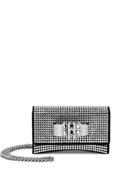 Маленькая сумка через плечо Crystal Philipp Plein, черный aadawba1987ple009n | черный