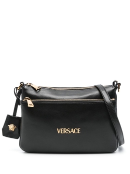 Сумка через плечо с логотипом Versace, черный 10183031a13171 | черный