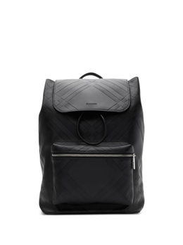Рюкзак с тисненой клеткой Burberry, черный 8101918 | черный