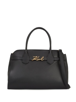 Сумка-тоут с логотипом Karl Lagerfeld, черный a1w30148992 | черный