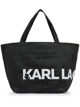 Сумка-тоут с логотипом Karl Lagerfeld, черный a1w50064999 | черный