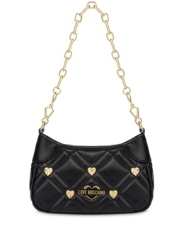 Сумка на плечо с логотипом Love Moschino, черный jc4121pp1mli0 | черный