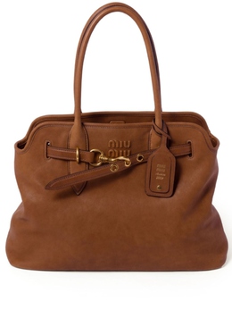 Сумка Aventure Miu Miu, коричневый 5bg291voon2bbl | коричневый