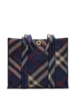 Burberry small Check tote bag 26832347