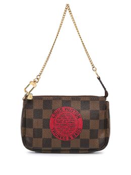 Louis Vuitton 2008 Damier Ebene Trunks and Bags Mini Pochette Accessoires handbag 27603366