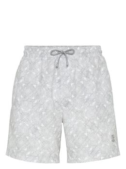 Brunello Cucinelli paisley-print swim shorts 26875149