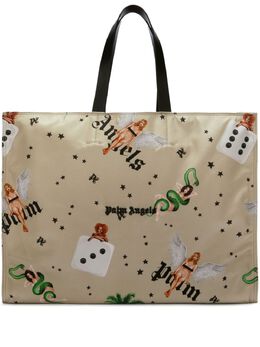 Palm Angels pin-up tote bag 25369753