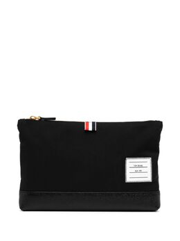 Thom Browne large zip clutch bag 27448593