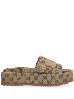 Gucci GG platform slides 24131337
