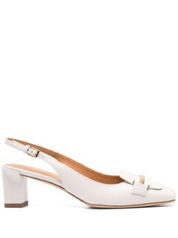 Tod's 50mm leather slingback pumps 27481180