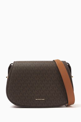 Michael Kors Lydia Logo Shoulder Bag in Coated-canvas 217929773_15