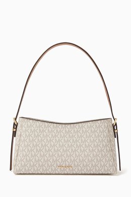 Michael Kors Moore Logo Shoulder Bag in Coated-canvas 217929890_179