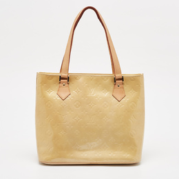 Louis Vuitton Beige Monogram Vernis Houston Bag 1082748