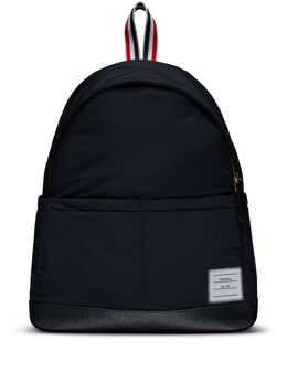 Thom Browne logo-appliqué backpack 23912631
