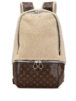 Louis Vuitton 2014 Marc Newson Monogram Shearling backpack 27708863
