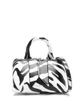 The Attico zebra-print tote bag 27642744