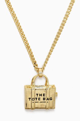 Marc Jacobs The Tote Bag Necklace in Brass 216712785_248