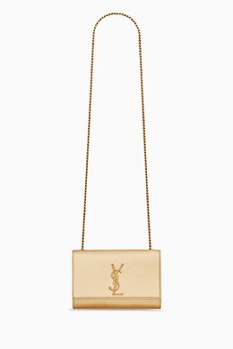 Saint Laurent Small Kate Shoulder Bag in Metallic Leather 217981657_248