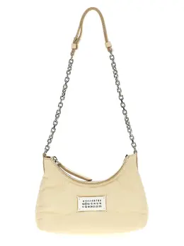 Maison Margiela-Glam Slam Hobo Micro Borse A Spalla E Tracolla Bianco-Donna 51735684251988