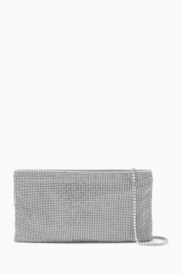 Benedetta Bruzziches Your Best Friend La Petite Clutch Bag in Crystal Mesh 217990586_247