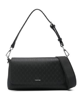 Calvin Klein monogram-pattern shoulder bag 27594384