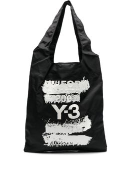 Y-3 logo-print tote bag 27608194