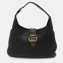 Gucci Black Leather Aphrodite Hobo 1087471