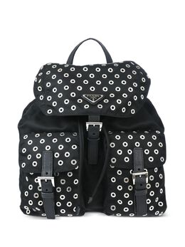 Prada 2010s triangle-logo backpack 27654766